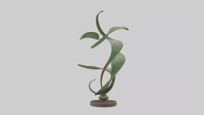 3D model Plant and Stem Movement Sculpture model VR / AR / low-poly