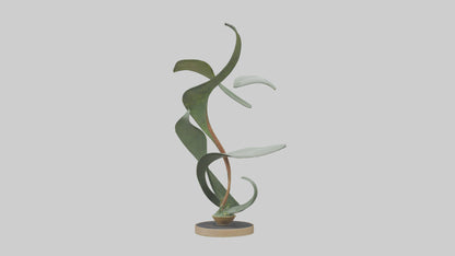 3D model Plant and Stem Movement Sculpture model VR / AR / low-poly