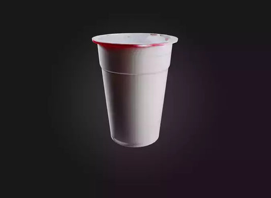 3D model plastic cup VR / AR / low-poly