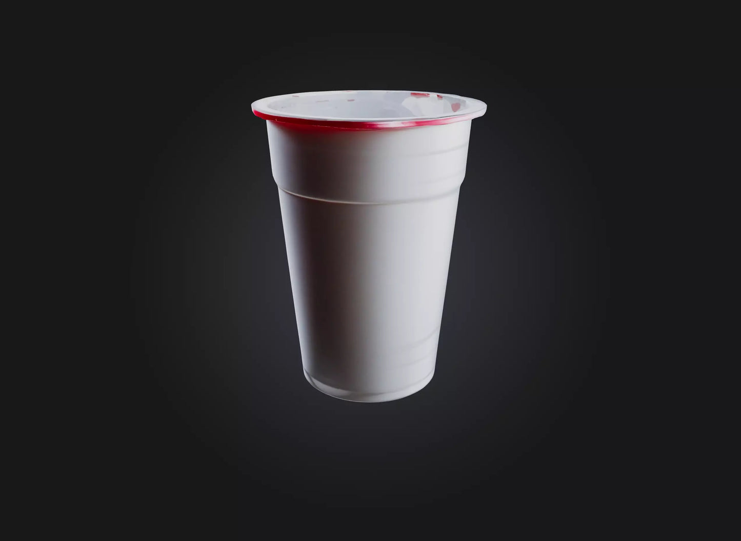 3D model plastic cup VR / AR / low-poly