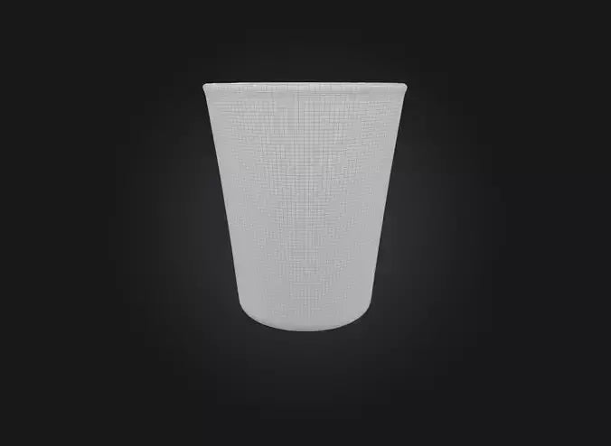 3D model plastic cup model VR / AR / low-poly
