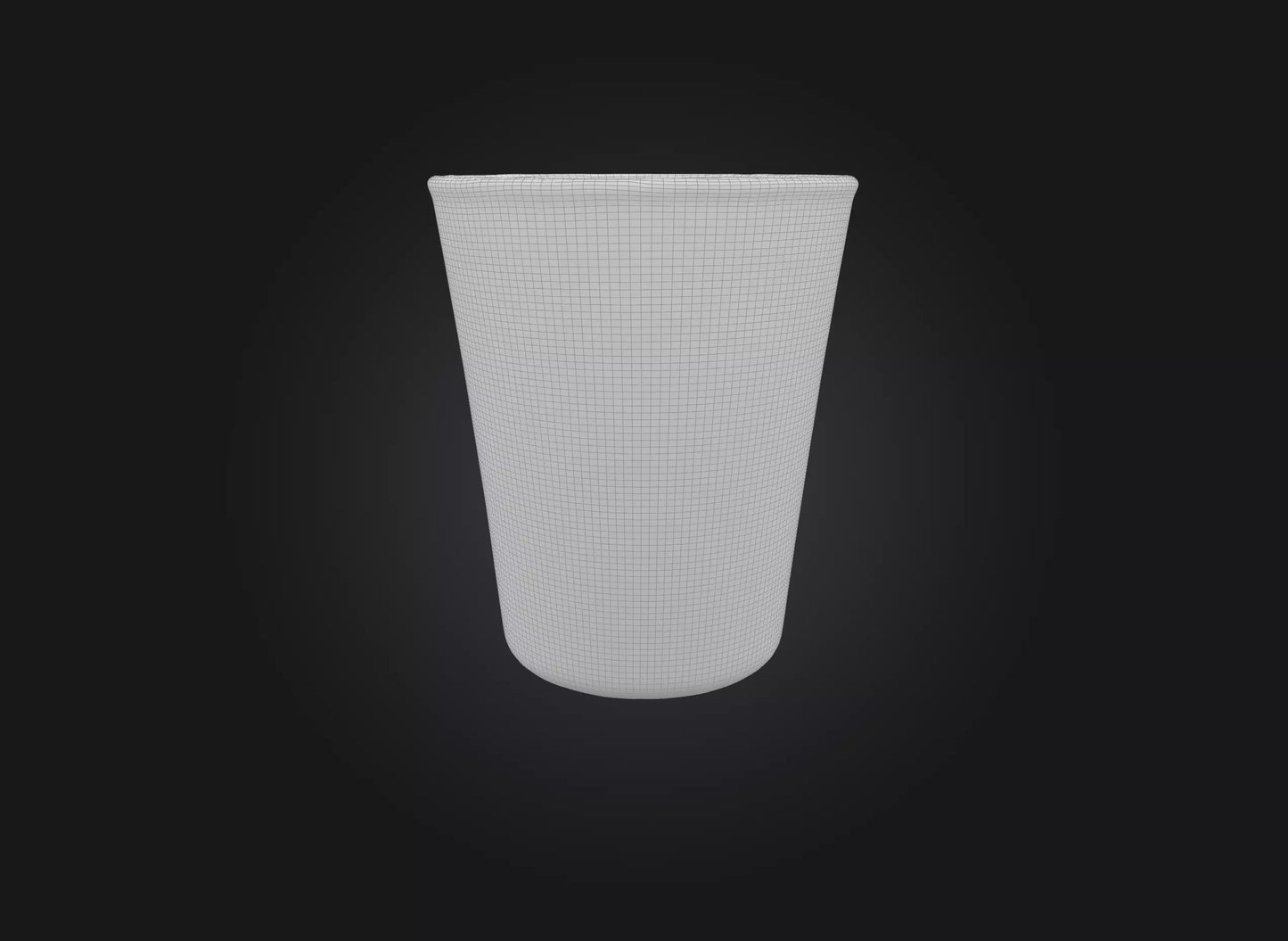 3D model plastic cup model VR / AR / low-poly
