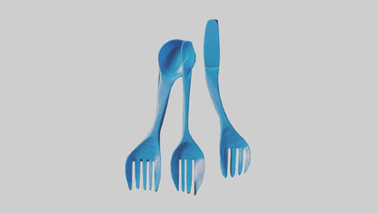3D model Plastic utensils VR / AR / low-poly