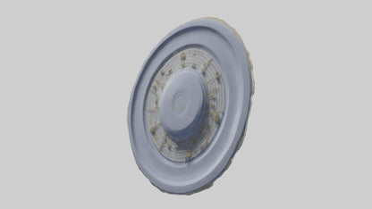 3D model Plate model VR / AR / low-poly