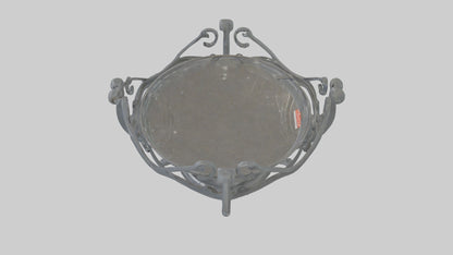 3D model Plate Stand model VR / AR / low-poly