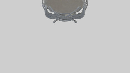 3D model Plate Stand model VR / AR / low-poly