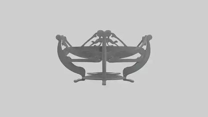 3D model Plate Stand model VR / AR / low-poly