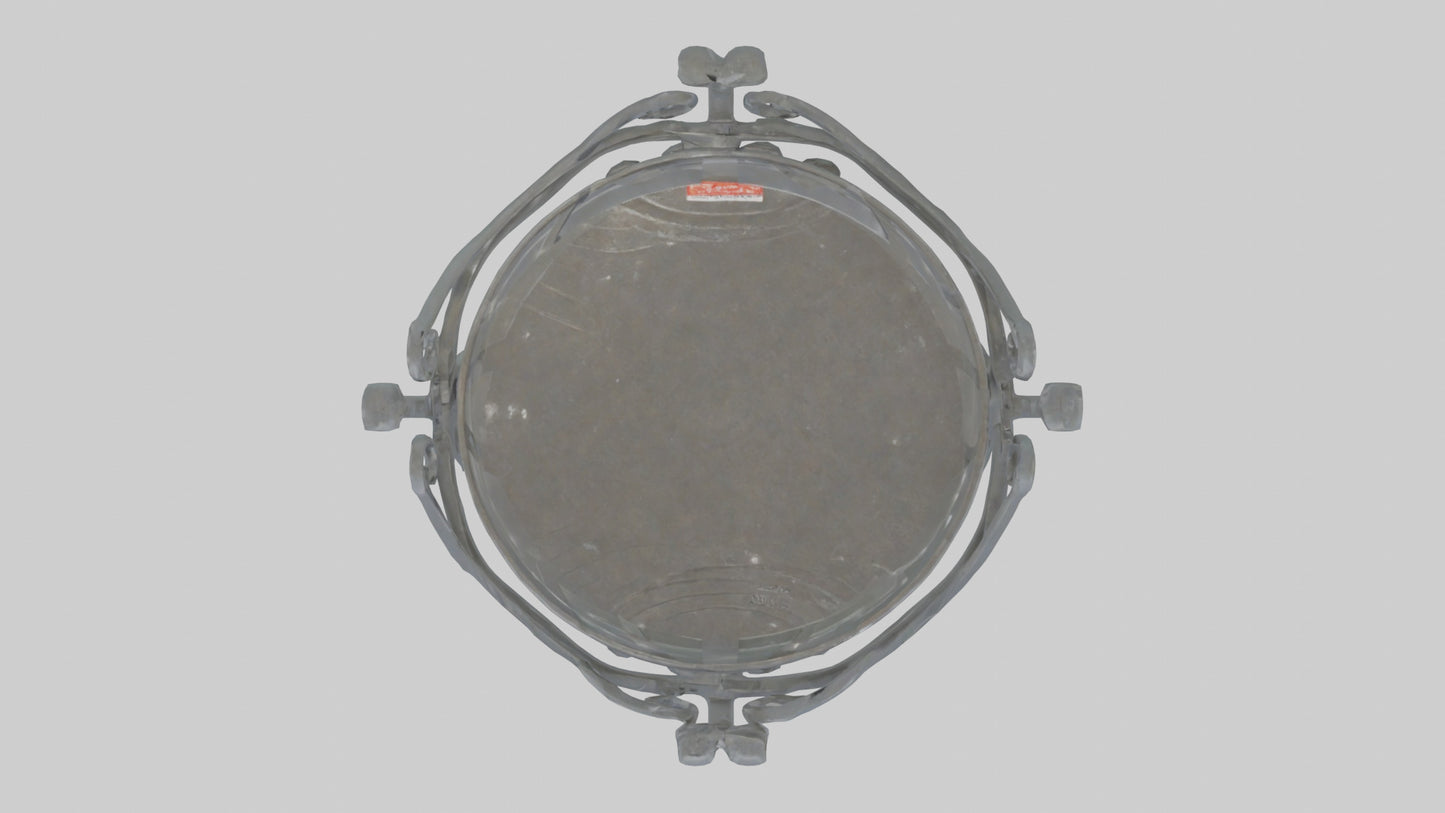 3D model Plate Stand model VR / AR / low-poly