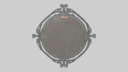 3D model Plate Stand model VR / AR / low-poly