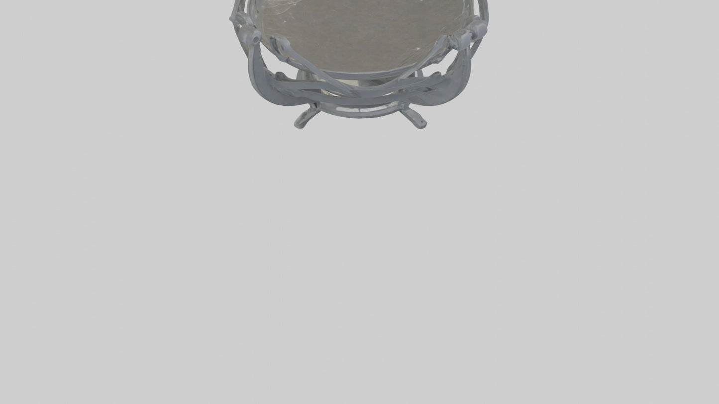 3D model Plate Stand model VR / AR / low-poly