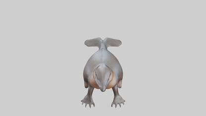 3D model Platypus sitting model VR / AR / low-poly