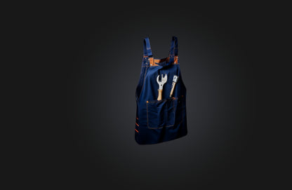 3D model plumber apron VR / AR / low-poly