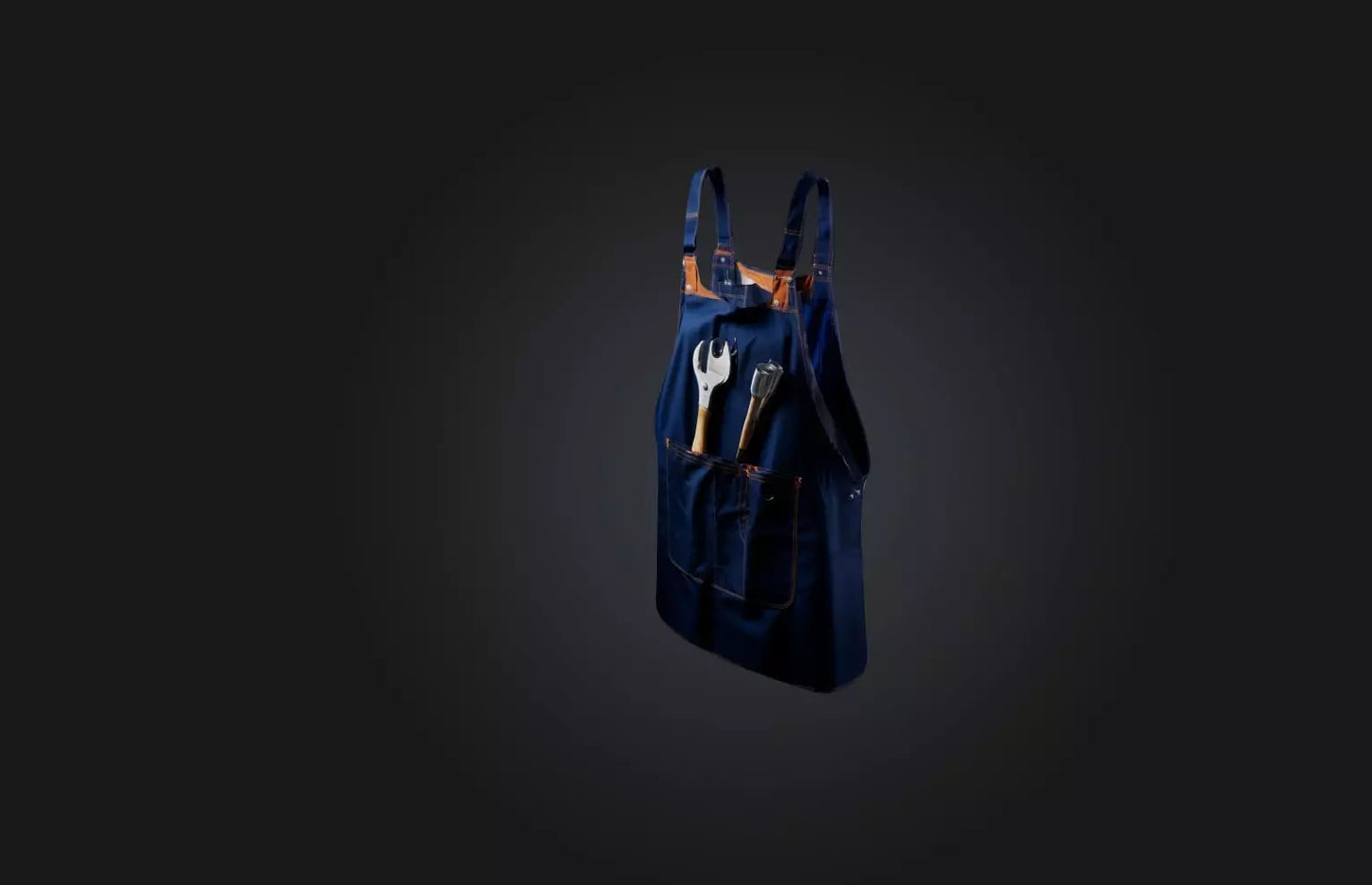 3D model plumber apron VR / AR / low-poly