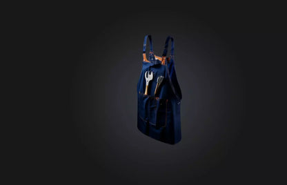 3D model plumber apron VR / AR / low-poly