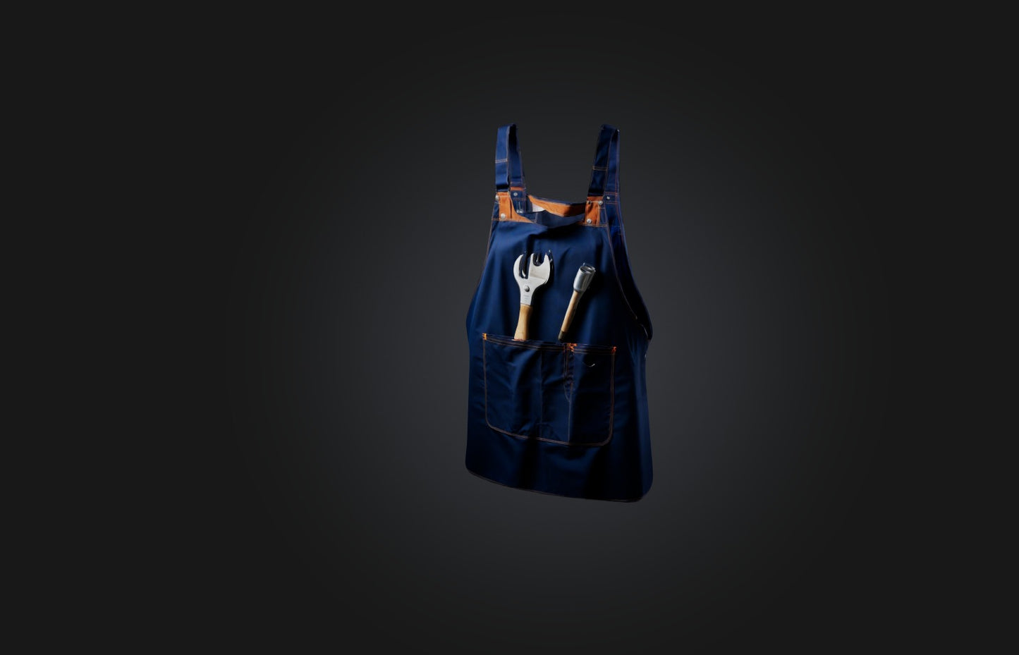 3D model plumber apron VR / AR / low-poly