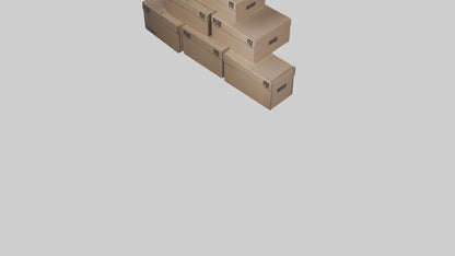 3D model Plyo Box Set VR / AR / low-poly