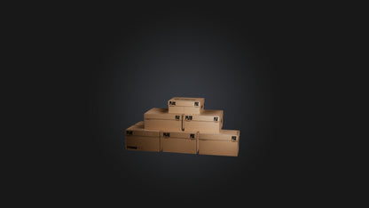 3D model Plyo Box Set VR / AR / low-poly