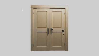 3D model Pocket door model VR / AR / low-poly