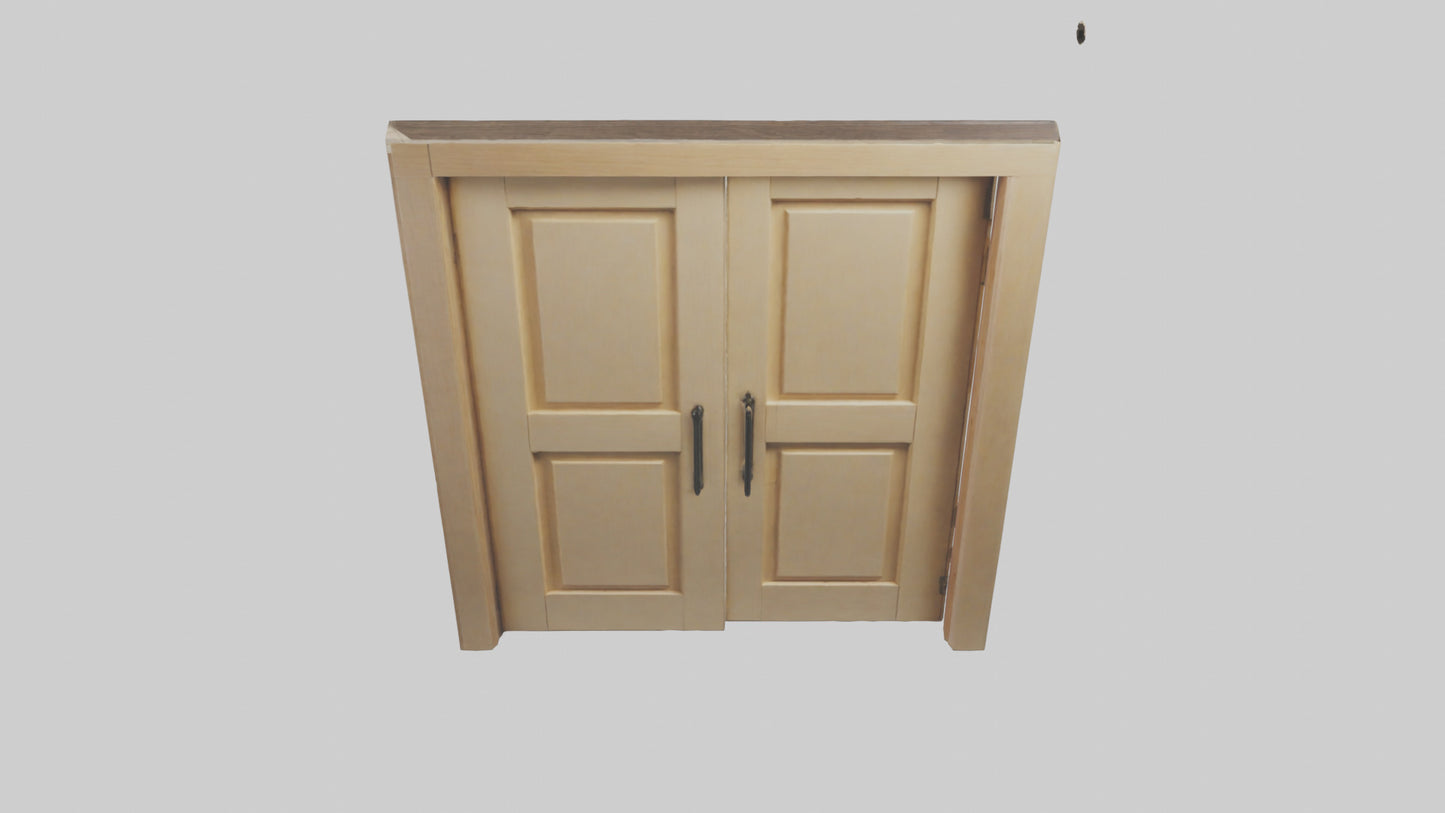 3D model Pocket door model VR / AR / low-poly