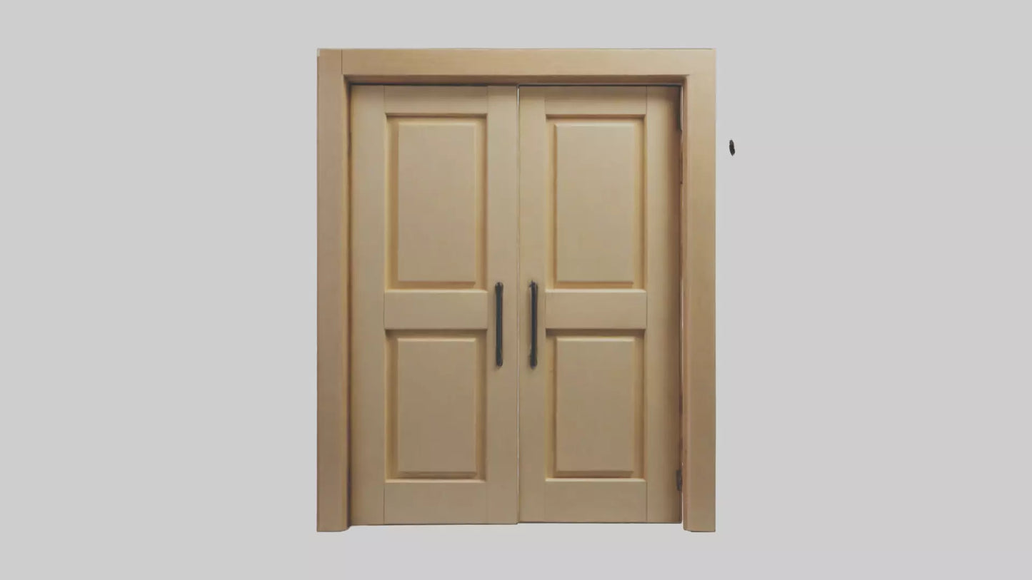 3D model Pocket door model VR / AR / low-poly