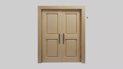 3D model Pocket door model VR / AR / low-poly