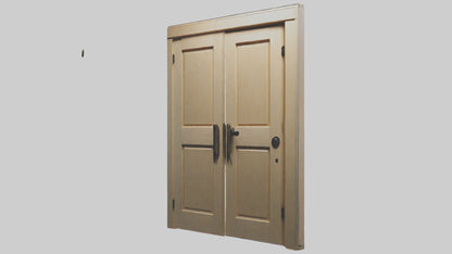 3D model Pocket door model VR / AR / low-poly
