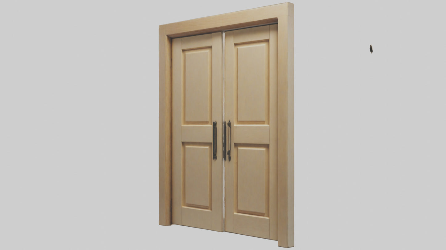 3D model Pocket door model VR / AR / low-poly