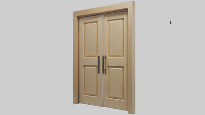 3D model Pocket door model VR / AR / low-poly