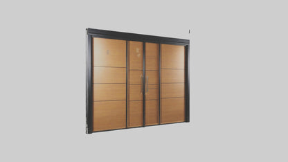 3D model Pocket sliding door model VR / AR / low-poly