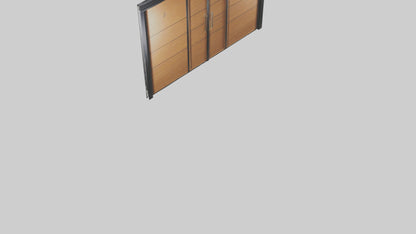 3D model Pocket sliding door model VR / AR / low-poly
