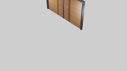 3D model Pocket sliding door model VR / AR / low-poly