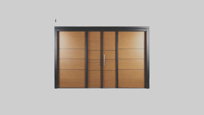 3D model Pocket sliding door model VR / AR / low-poly