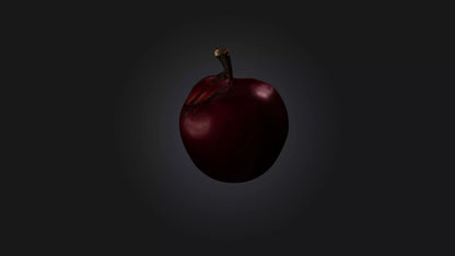 3D model Poisoned Apple VR / AR / low-poly