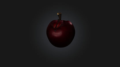 3D model Poisoned Apple VR / AR / low-poly