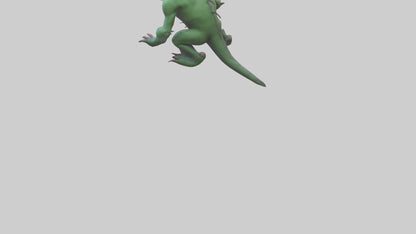 3D model Poisoned creature model VR / AR / low-poly