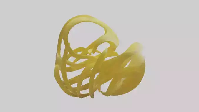 Pollen Flow Sculpture model VR / AR / low-poly