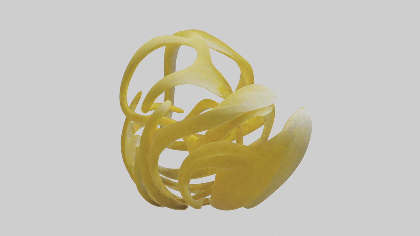 Pollen Flow Sculpture model VR / AR / low-poly