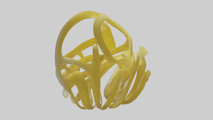 Pollen Flow Sculpture model VR / AR / low-poly