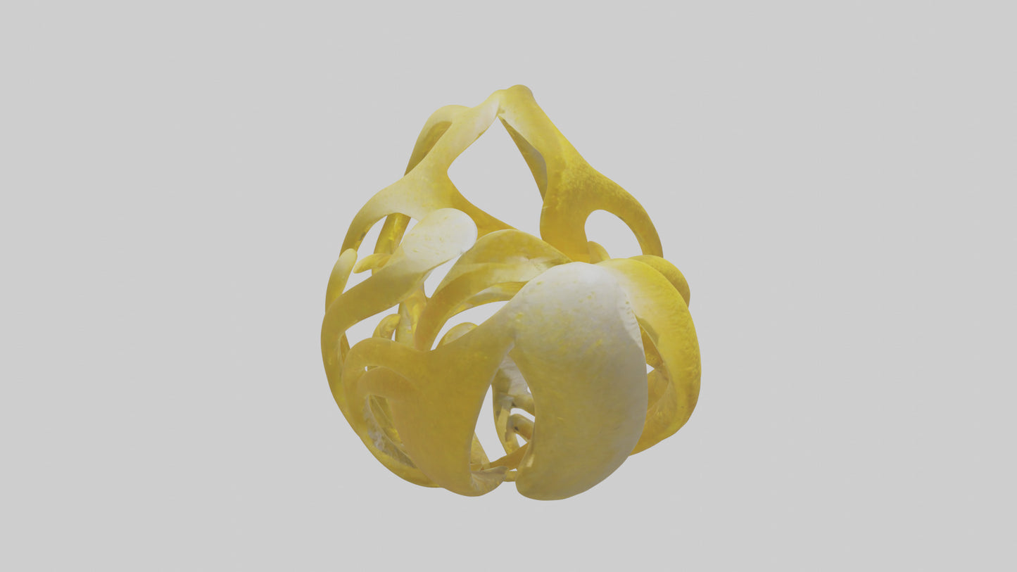 Pollen Flow Sculpture model VR / AR / low-poly