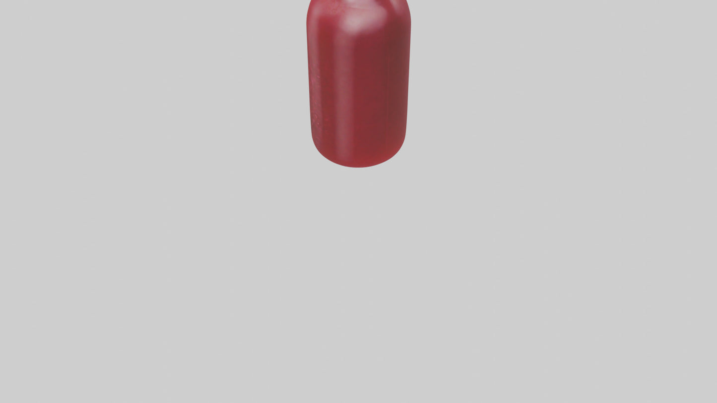 Pomegranate juice model VR / AR / low-poly