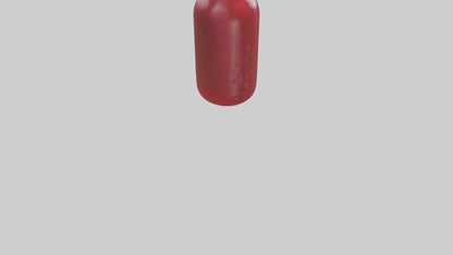 Pomegranate juice model VR / AR / low-poly