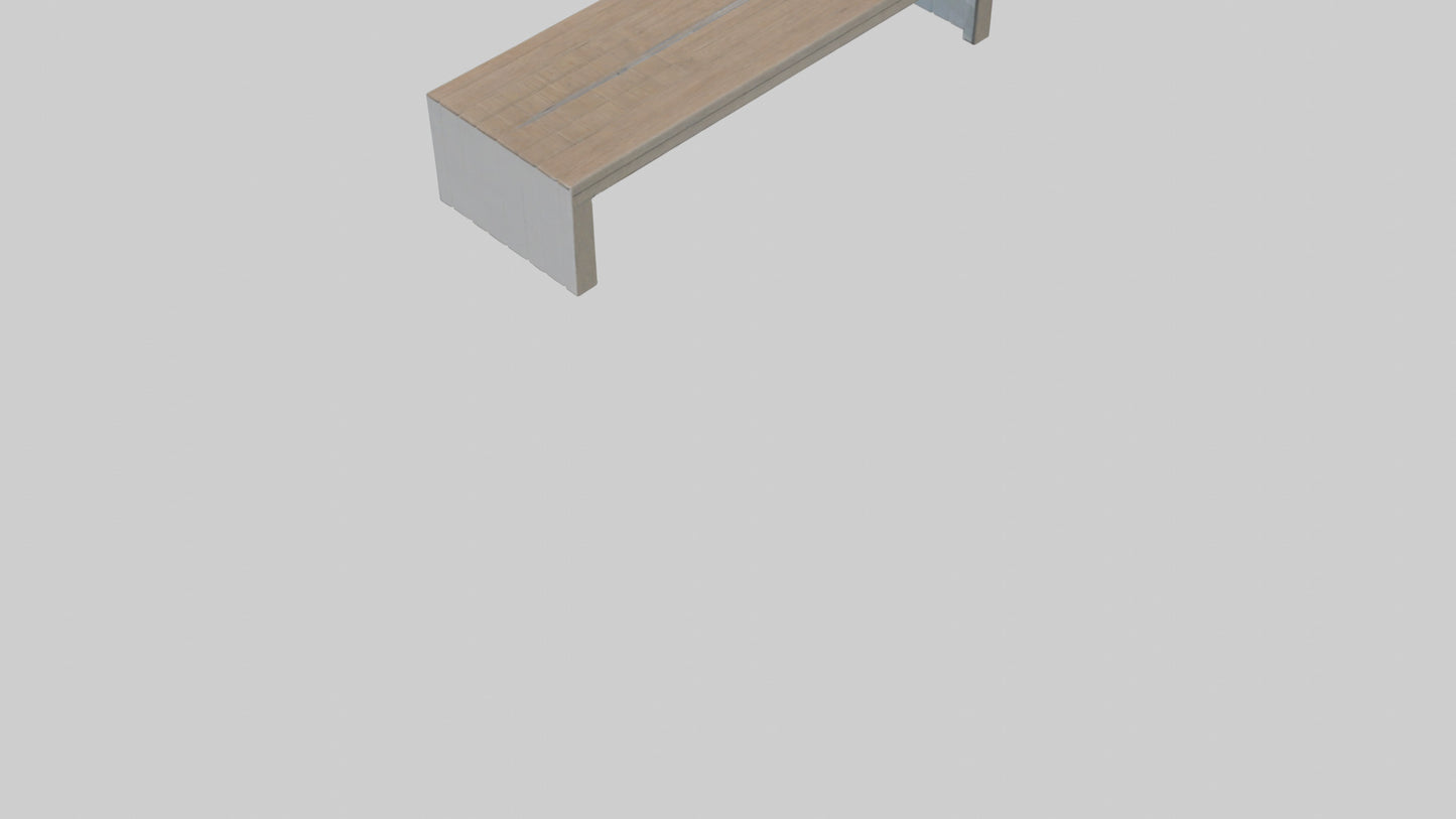 3D model Poolside Table model VR / AR / low-poly