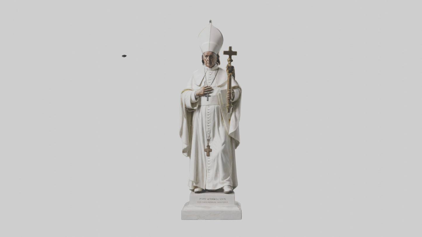 3D model Pope Memorial statue model VR / AR / low-poly