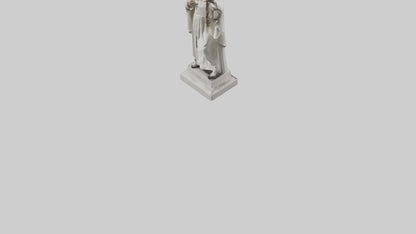 3D model Pope Memorial statue model VR / AR / low-poly