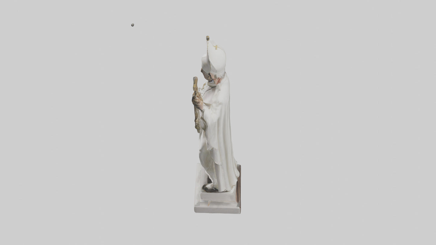 3D model Pope Memorial statue model VR / AR / low-poly