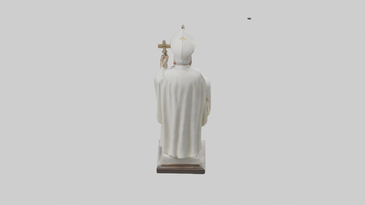 3D model Pope Memorial statue model VR / AR / low-poly