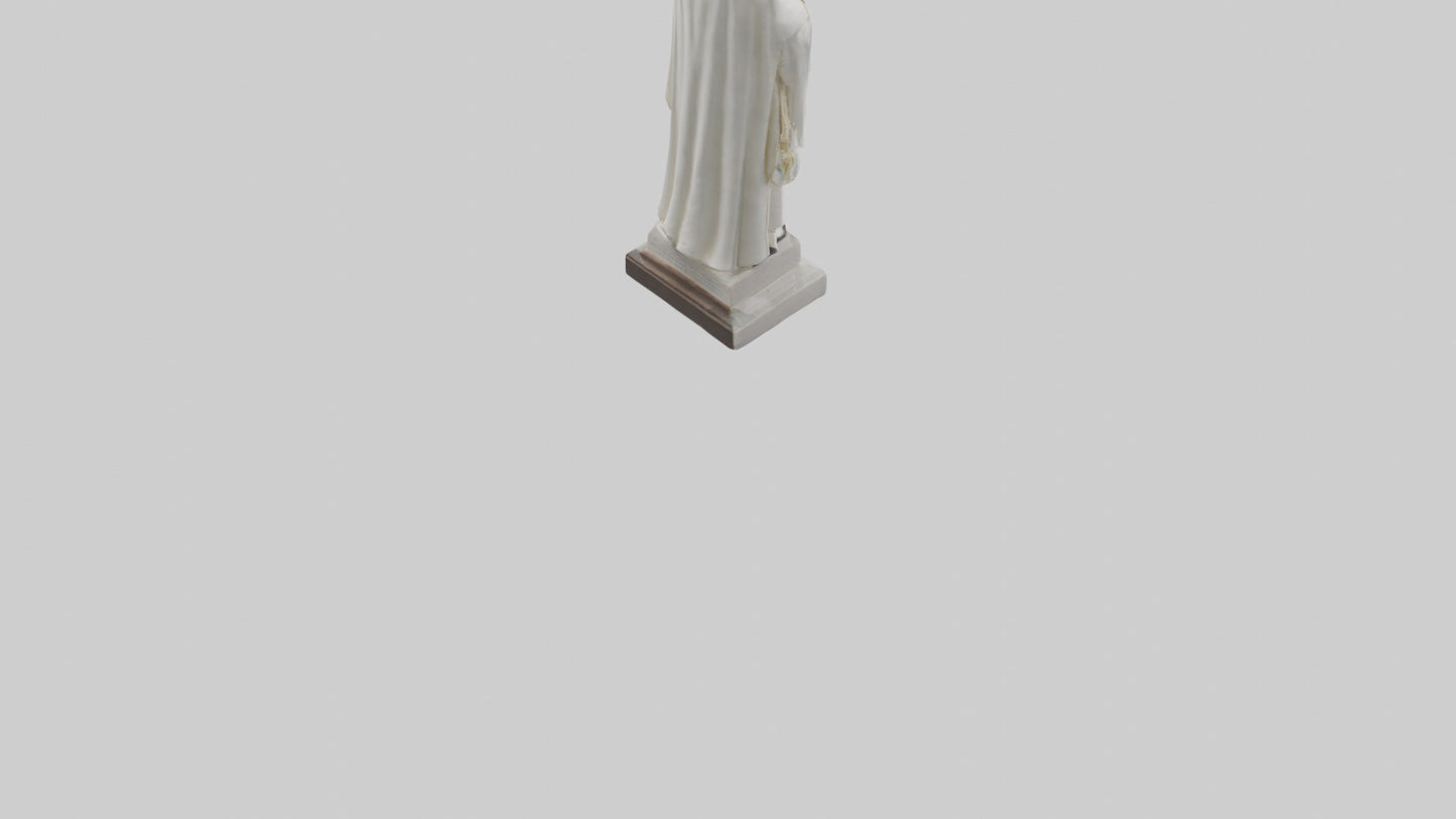 3D model Pope Memorial statue model VR / AR / low-poly