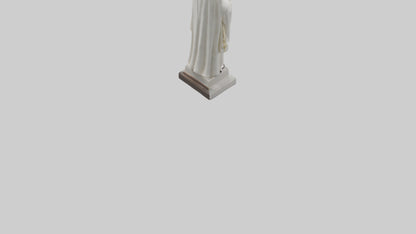 3D model Pope Memorial statue model VR / AR / low-poly