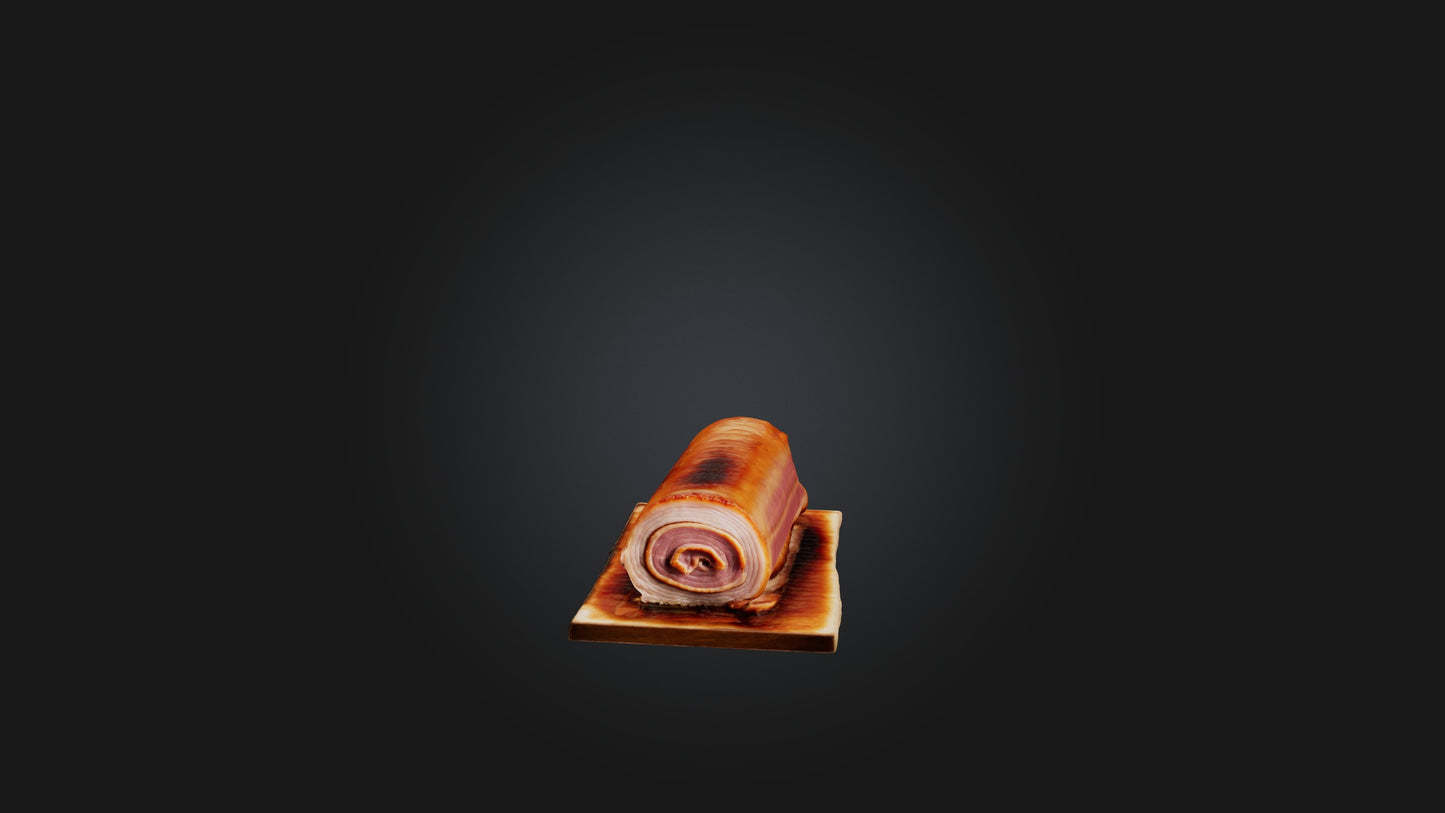3D model Pork Belly Model VR / AR / low-poly