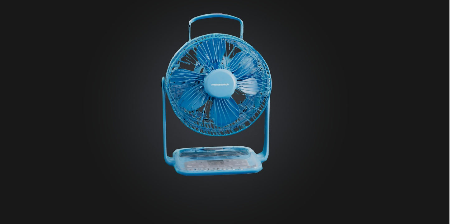 3D model Portable fan VR / AR / low-poly